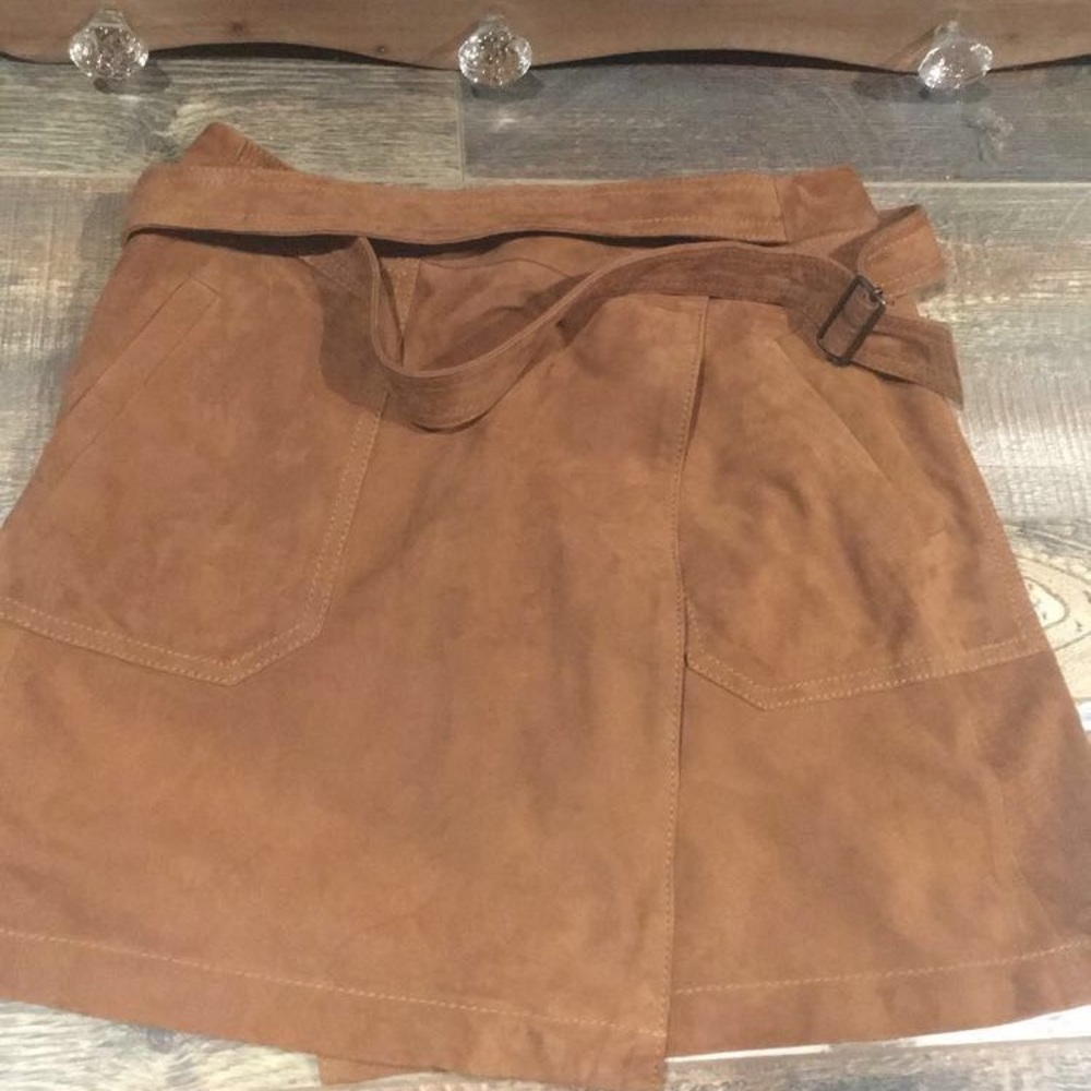 SUEDE SKIRT